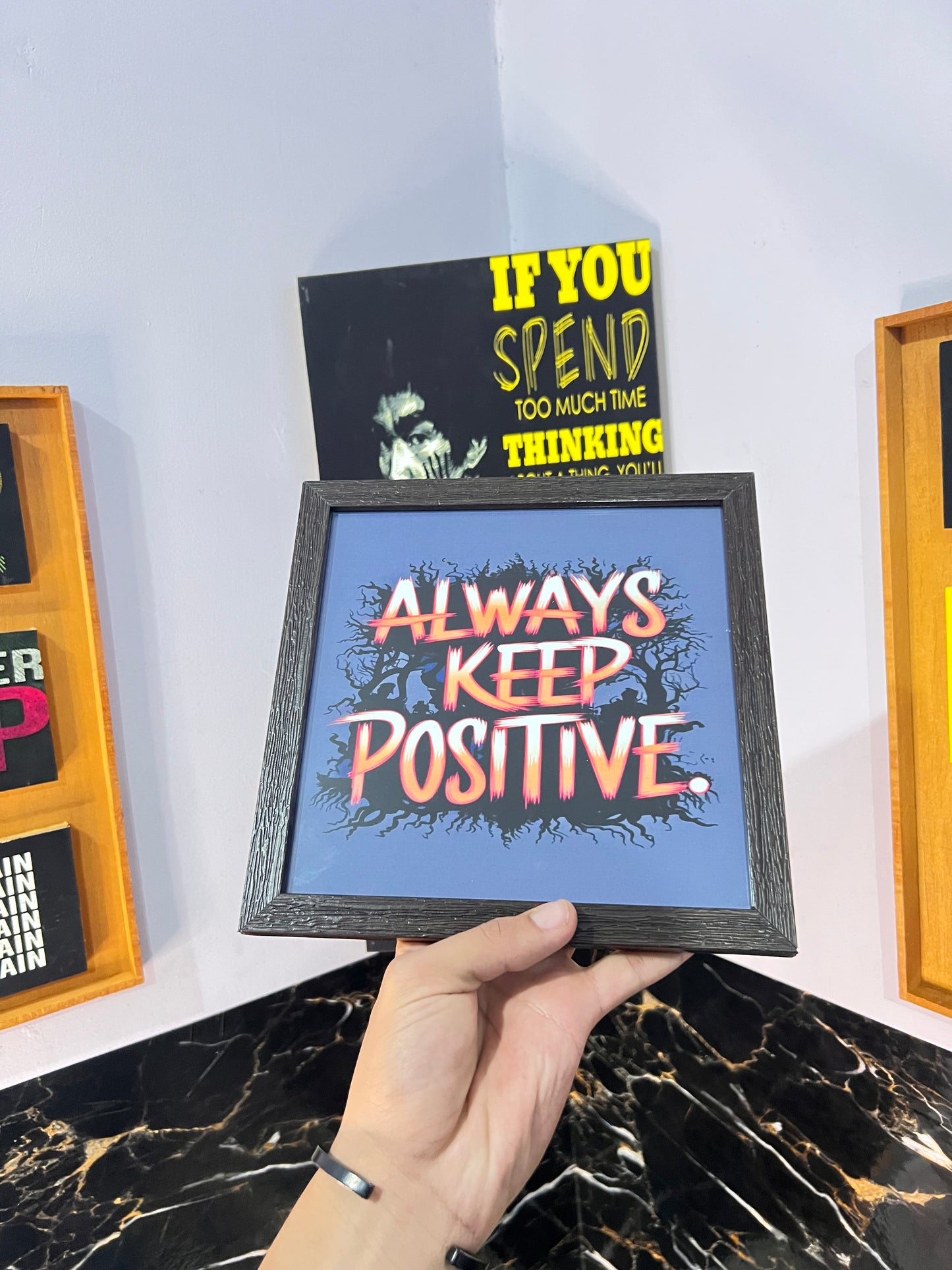 POSITIVE VIBE FRAMES PACK OF (4)